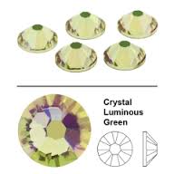ss 5 cristal ( 1,5mm ) luminous green 50 vnt-Agate-studio.com