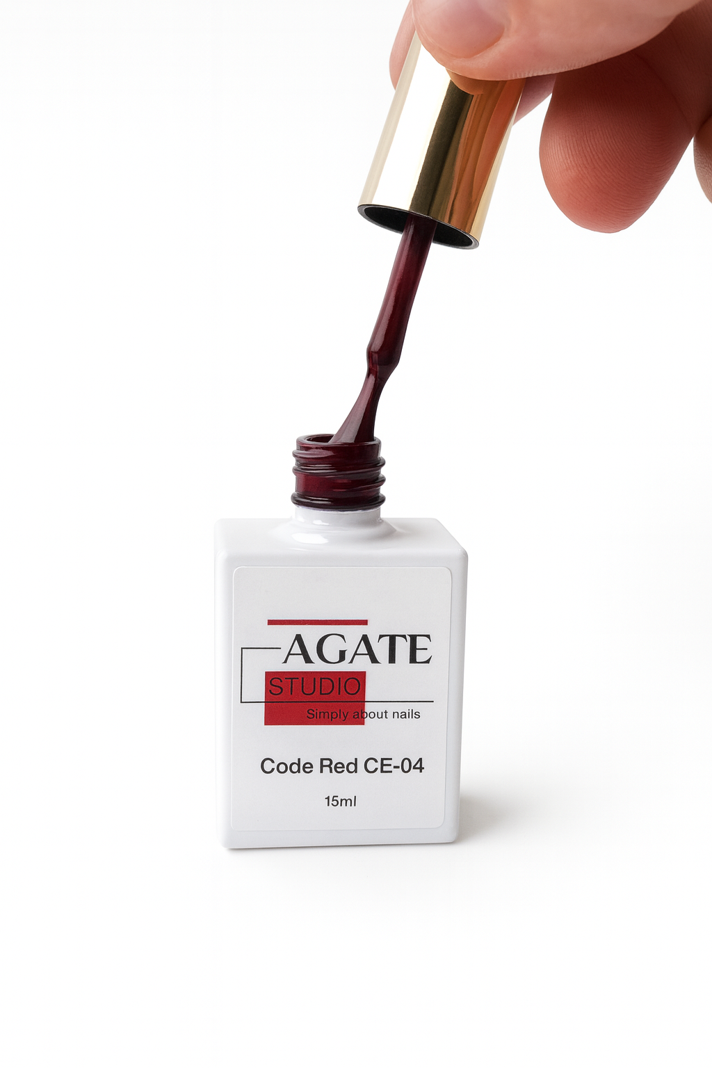 Gelinis lakas-Cat eye Code red CE-04, 15ml