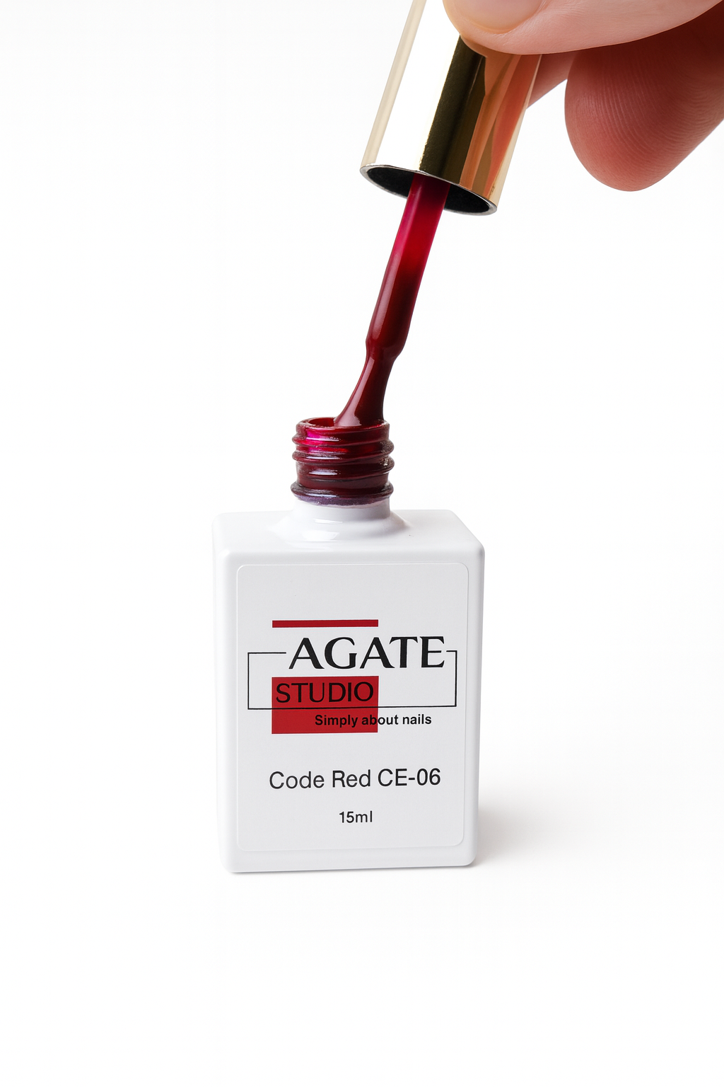 Gelinis lakas-Cat eye Code red CE-06, 15ml