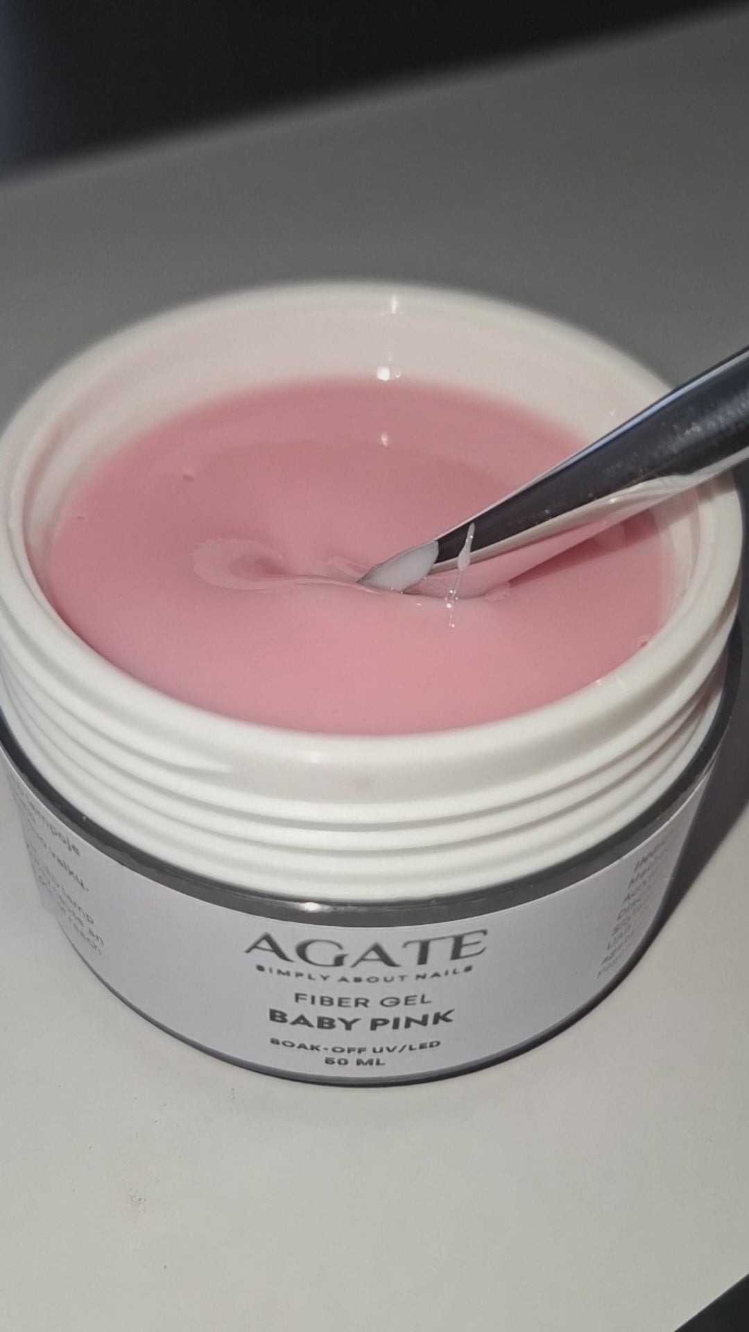 Fiber gelis Baby pink